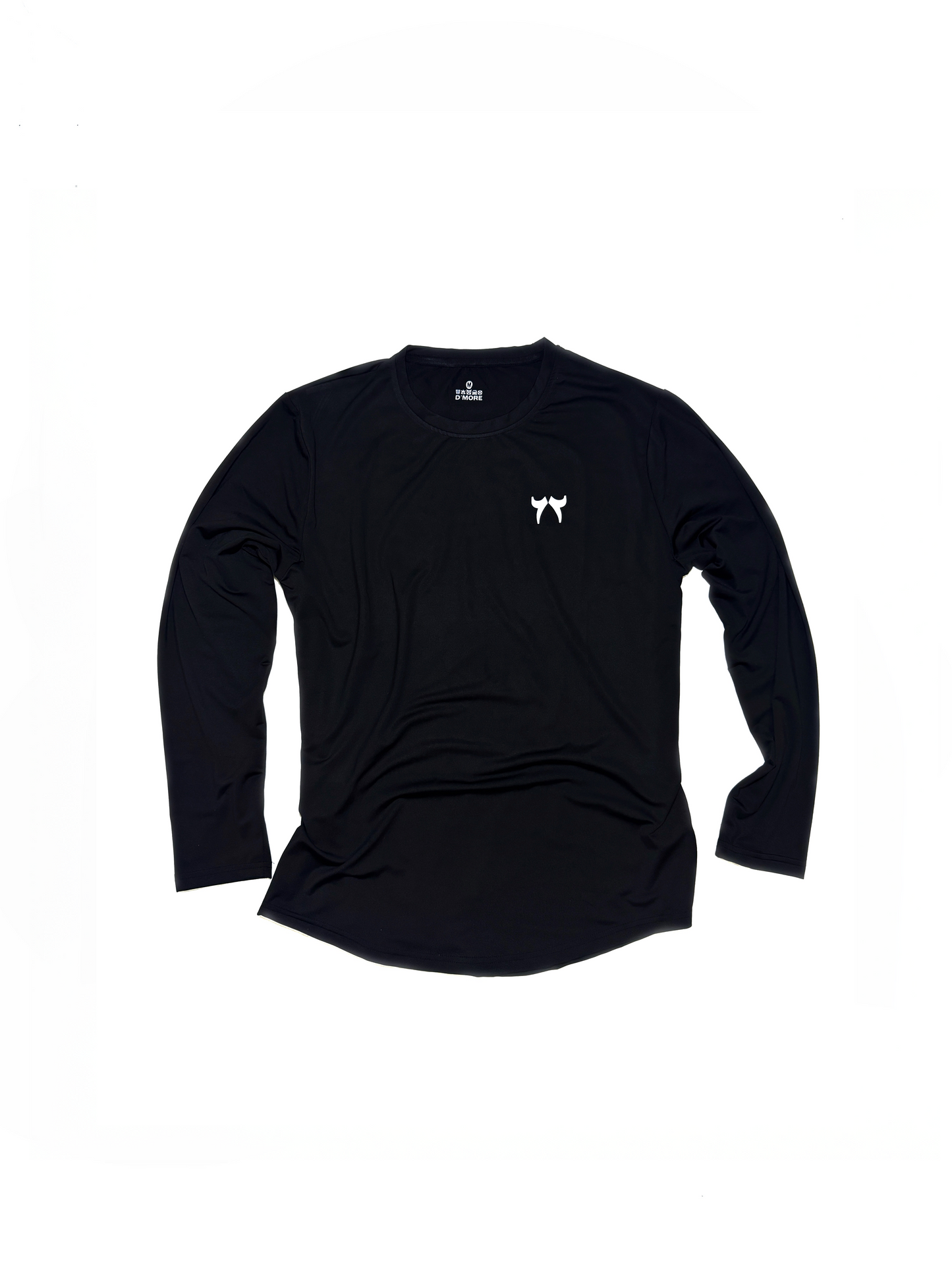 BLACK LONG SLEEVE TRAINING TOP